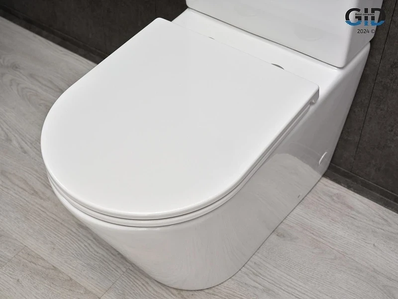 Унитаз компакт Gid Cortado Tn2189 62247Y цвет Белый с бачком и сиденьем Микролифт