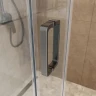 Душевая дверь BelBagno Soft Close-2 140 SOFT_CLOSE-2-BF-1-140-C-GM профиль Оружейная сталь стекло прозрачное