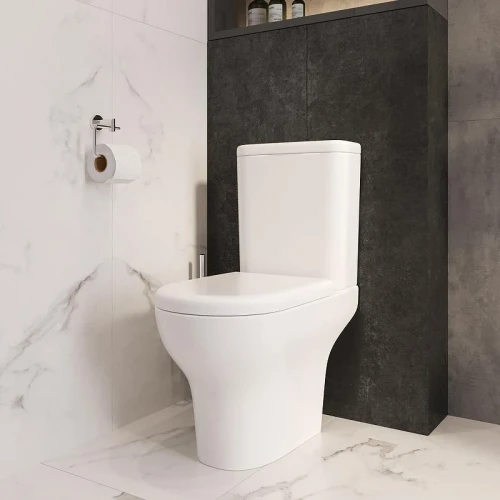 Унитаз компакт Vitra Zentrum 9824B003-7219 цвет Белый с бачком и сиденьем Микролифт