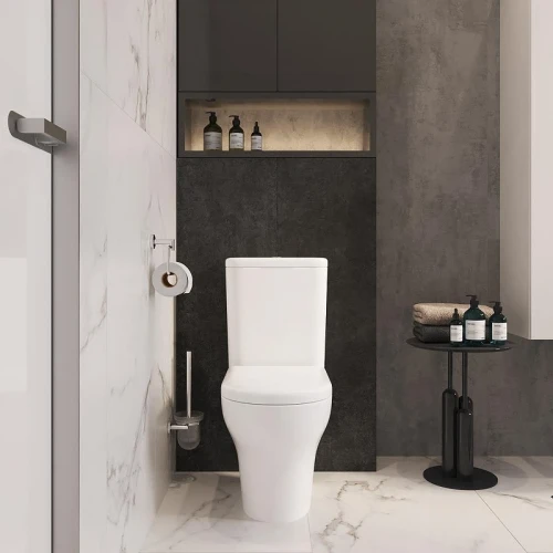 Унитаз компакт Vitra Zentrum 9824B003-7219 цвет Белый с бачком и сиденьем Микролифт