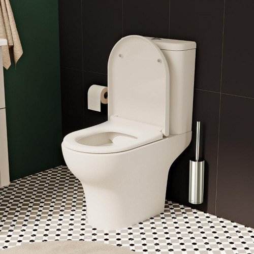 Унитаз компакт Vitra Zentrum 9824B003-7219 цвет Белый с бачком и сиденьем Микролифт