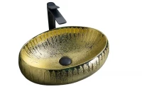 Раковина-чаша Gid Lago 48 9030g 52234 цвет Золото