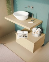 Раковина-чаша Vitra Geo 38 7421B003-0016 Белая фарфор накладная