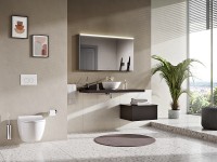 Раковина-чаша Vitra Geo 38 7421B003-0016 Белая фарфор накладная