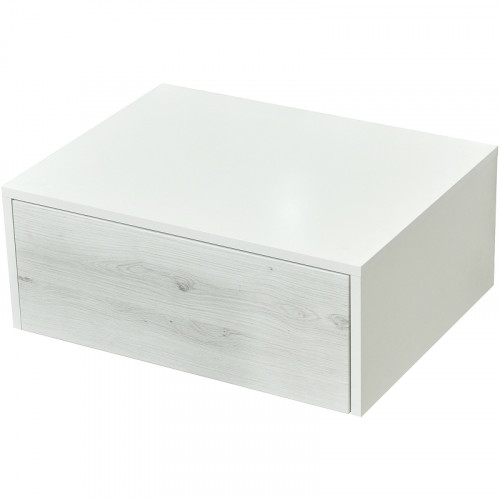 Тумба Aquaton Сакура 60 1A220403SKW80 подвесная Ольха наварра Белый глянец МДФ / ЛДСП