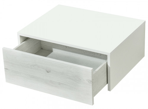 Тумба Aquaton Сакура 60 1A220403SKW80 подвесная Ольха наварра Белый глянец МДФ / ЛДСП