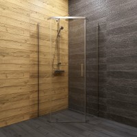 Душевой уголок Triton Дека-Хром 90х90 Щ0000053608 профиль Хром стекло прозрачное