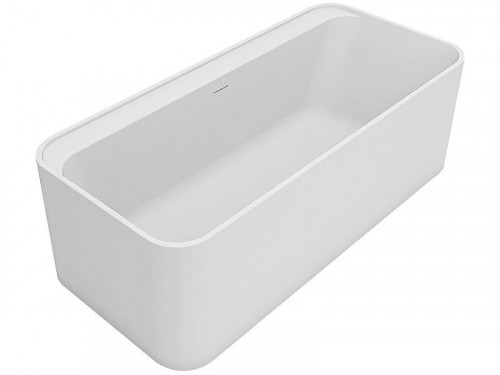 Ванна из искусственного камня Uni-Flow Kube 170x78 FS324-1700 Gloss White цвет Белый глянцевый