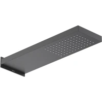 Верхний душ Aquatek AQ2084MB Черный матовый нержавеющая сталь на стену