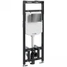 Инсталляция WasserKRAFT Alme 15TLT.010.ME.PB04 для унитаза с клавишей смыва Черный глянец