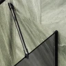 Шторка на ванну Maybah Glass MGV-134-6у 440x1400 в узком профиле Черный стекло графитовое