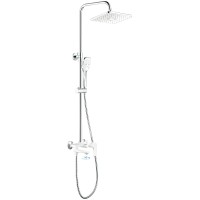 Душевая система Haiba HB24505-8 Белый Хром латунь на стену