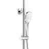 Душевая система Haiba HB24505-8 Белый Хром латунь на стену