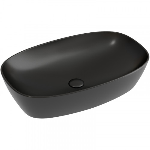 Раковина-чаша Ceramicanova Element 60 CN6049MB Черная матовая фарфор накладная