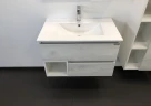 Тумба с раковиной Comforty Турин 75 00004147332 подвесная Дуб белый