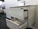 Тумба с раковиной Comforty Турин 75 00004147332 подвесная Дуб белый