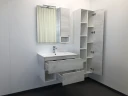 Тумба с раковиной Comforty Турин 75 00004147332 подвесная Дуб белый