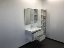 Тумба с раковиной Comforty Турин 75 00004147332 подвесная Дуб белый