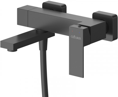 Смеситель для ванны Cezares Slider SLIDER-VD-NOP Черный матовый нержавеющая сталь на стену