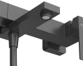 Смеситель для ванны Cezares Slider SLIDER-VD-NOP Черный матовый нержавеющая сталь на стену