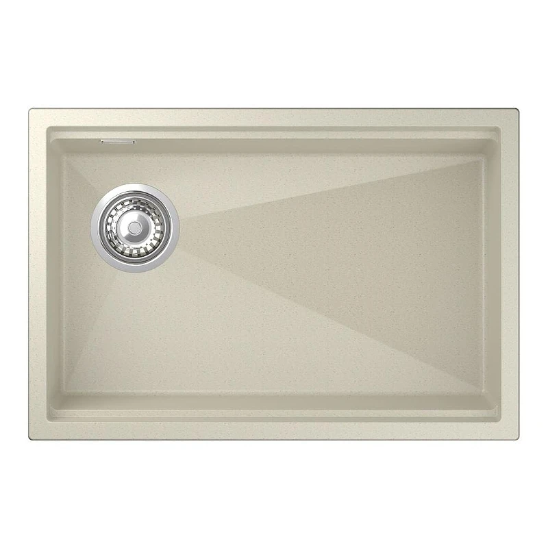 Кухонная мойка Rivelato Lino 65 LN-654-L beige scuro цвет Темно-бежевый