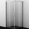 Душевой уголок WasserKRAFT Main 90x90 41S03 профиль Хром стекло прозрачное
