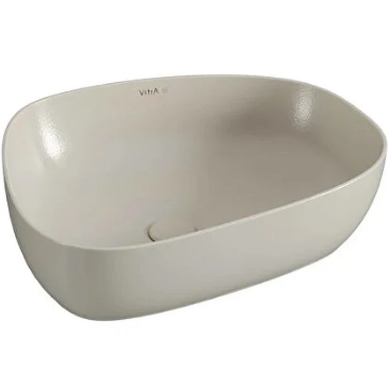 Раковина-чаша Vitra Outline Recycled 57 7991B066-0016 Матовый тауп фарфор накладная