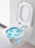 Комплект унитаза с инсталляцией Roca The Gap 893104100 с сиденьем Микролифт и клавишей смыва Хром