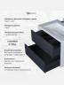 Тумба под раковину Uperwood Next Premium 80 3930205155 подвесная цвет Белый матовый Графит матовый