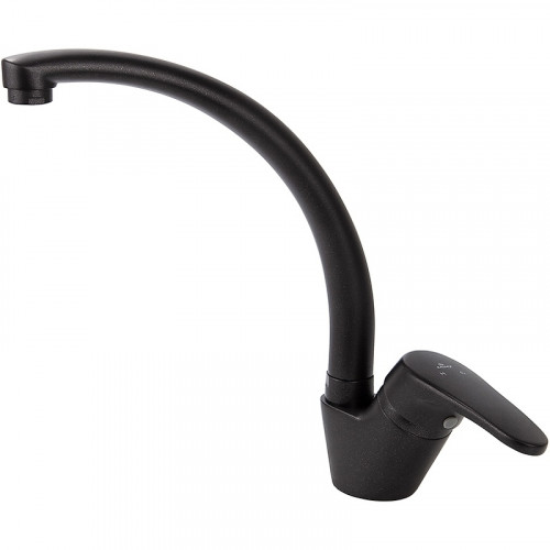 Смеситель для кухни Kaiser County 55244-12 Черный металлик латунь