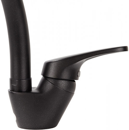 Смеситель для кухни Kaiser County 55244-12 Черный металлик латунь