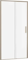 Душевая дверь Aquanet Pleasure Evo AE65-N100-GBT 100 352423 профиль Золото-никель браш стекло прозрачное