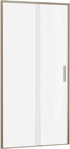 Душевая дверь Aquanet Pleasure Evo AE65-N100-GBT 100 352423 профиль Золото-никель браш стекло прозрачное