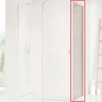 Душевая стенка Ravak Chrome CPS-80 9QV40U00Z1 профиль Сатин стекло Transparent