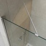 Душевая перегородка Cezares Liberta 125 LIBERTA-L-1-TB-125-C-Cr профиль Хром стекло прозрачное