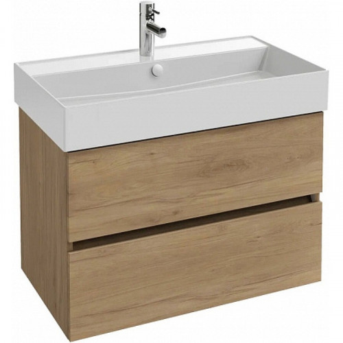 Тумба под раковину Jacob Delafon Tolbiac 80 EB2382-E75 подвесная Дуб Давос МДФ / ЛДСП