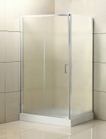Душевой уголок BelBagno Uno 120x80 UNO-AH-1-120/80-P-Cr профиль Хром стекло рифленое