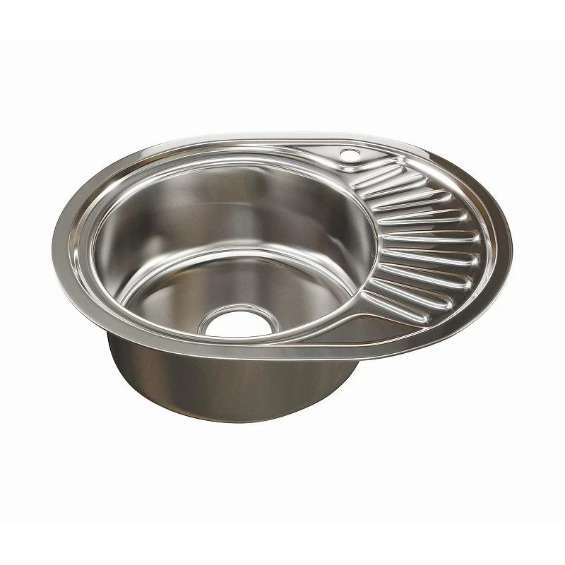 Кухонная мойка Mixline 57 L 528190 цвет Хром
