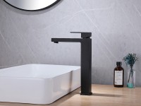 Смеситель для раковины Abber Daheim AF8211B Черный матовый латунь на столешницу