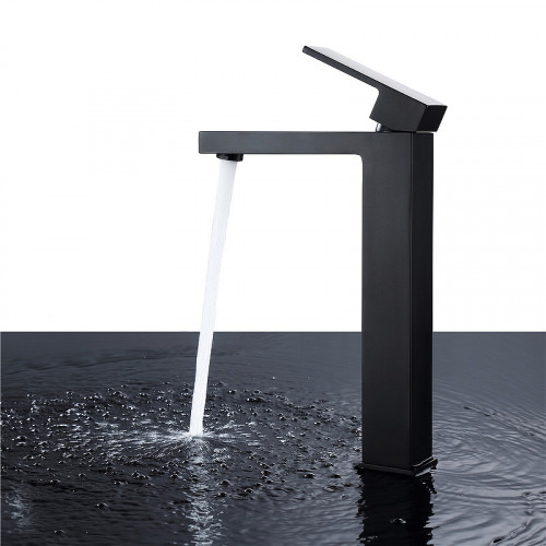 Смеситель для раковины Abber Daheim AF8211B Черный матовый латунь на столешницу