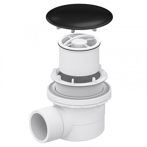 Сифон для душевого поддона RGW Velplex QYD-06 18241106-04 Черный