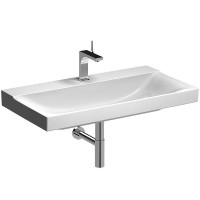 Раковина Geberit Xeno 2 90 500.531.01.1 Белая фарфор подвесная, полувстраиваемая