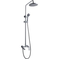 Душевая система Bravat Opal C F6125183CP-A1-RUS Хром латунь на стену