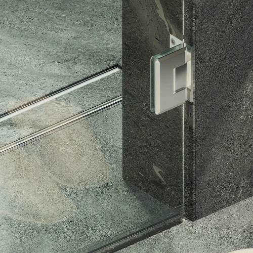 Душевая дверь Maybah Glass MGD-509-4 905x1950 на петлях Хром глянцевый стекло прозрачное