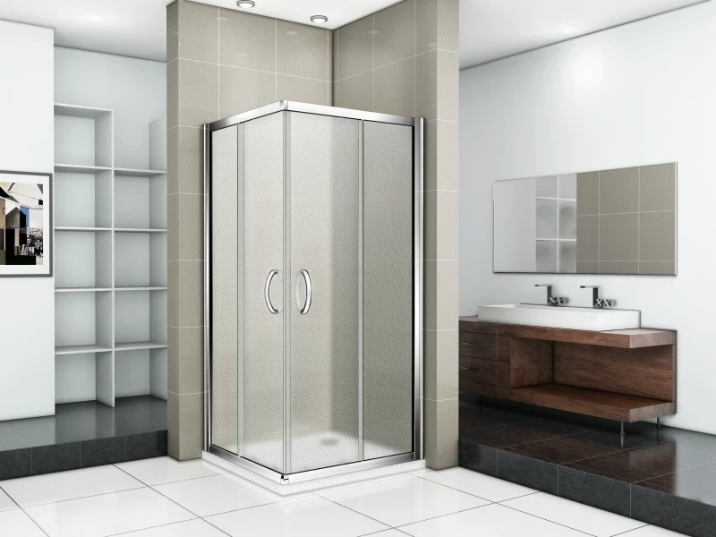 Душевой уголок Good Door Infinity CR-90-G-CH 90х90 профиль Хром стекло Грейп