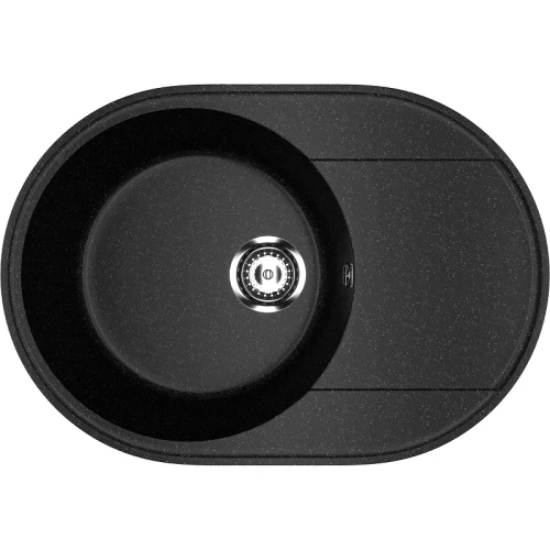 Кухонная мойка Ulgran Practik PR-M 610-004 Черный оникс