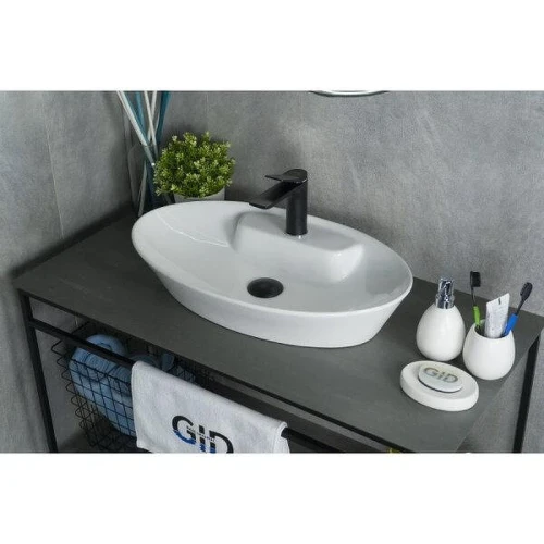 Раковина Gid Lago N9398 61 51142 цвет Белый