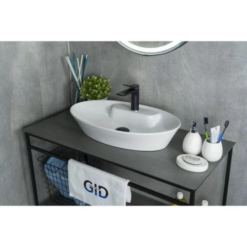 Раковина Gid Lago N9398 61 51142 цвет Белый