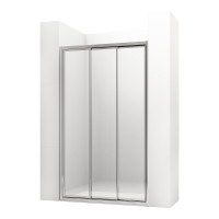 Душевая дверь Ambassador Forsa 110 17021102NX профиль Хром cтекло прозрачное