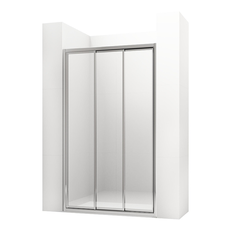 Душевая дверь Ambassador Forsa 110 17021102NX профиль Хром cтекло прозрачное